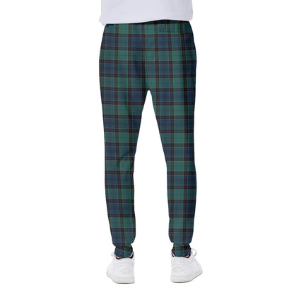 Clan Campbell Tartan Pattern Print Scuba Joggers