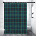 Clan Campbell Tartan Pattern Print Shower Curtain