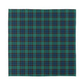 Clan Campbell Tartan Pattern Print Silk Bandana