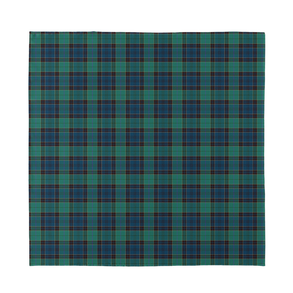 Clan Campbell Tartan Pattern Print Silk Bandana