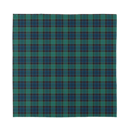 Clan Campbell Tartan Pattern Print Silk Bandana