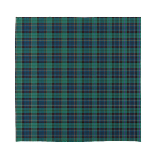Clan Campbell Tartan Pattern Print Silk Bandana