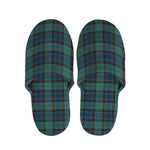 Clan Campbell Tartan Pattern Print Slippers
