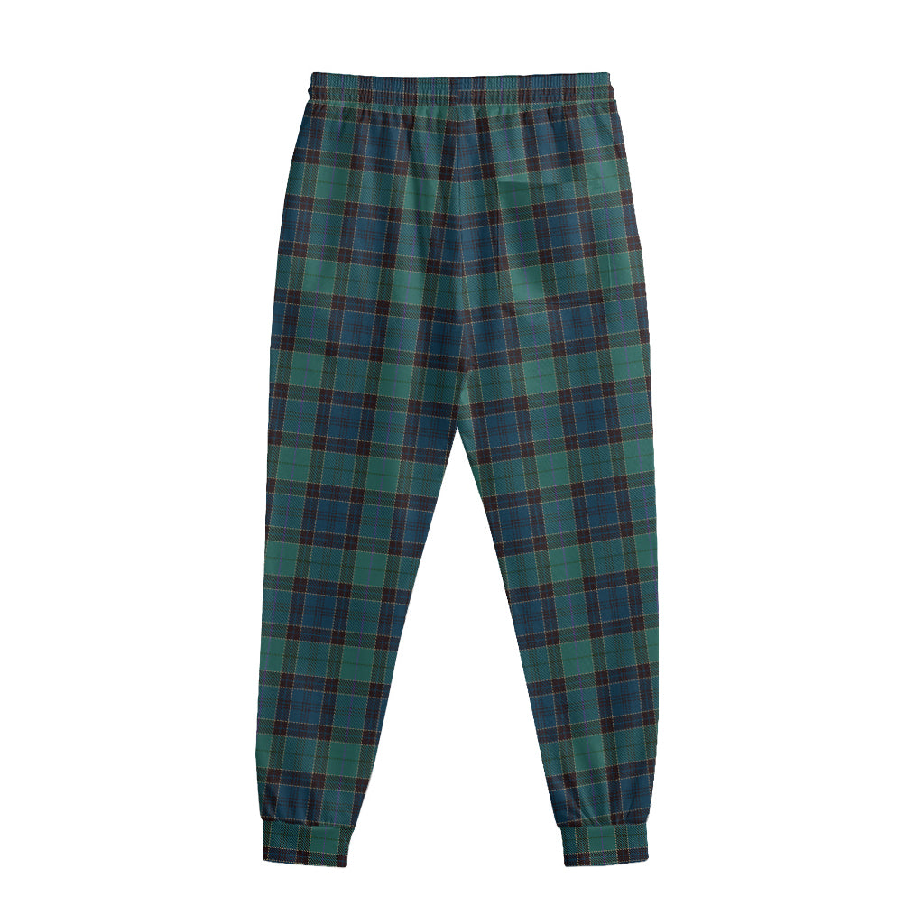Clan Campbell Tartan Pattern Print Sweatpants