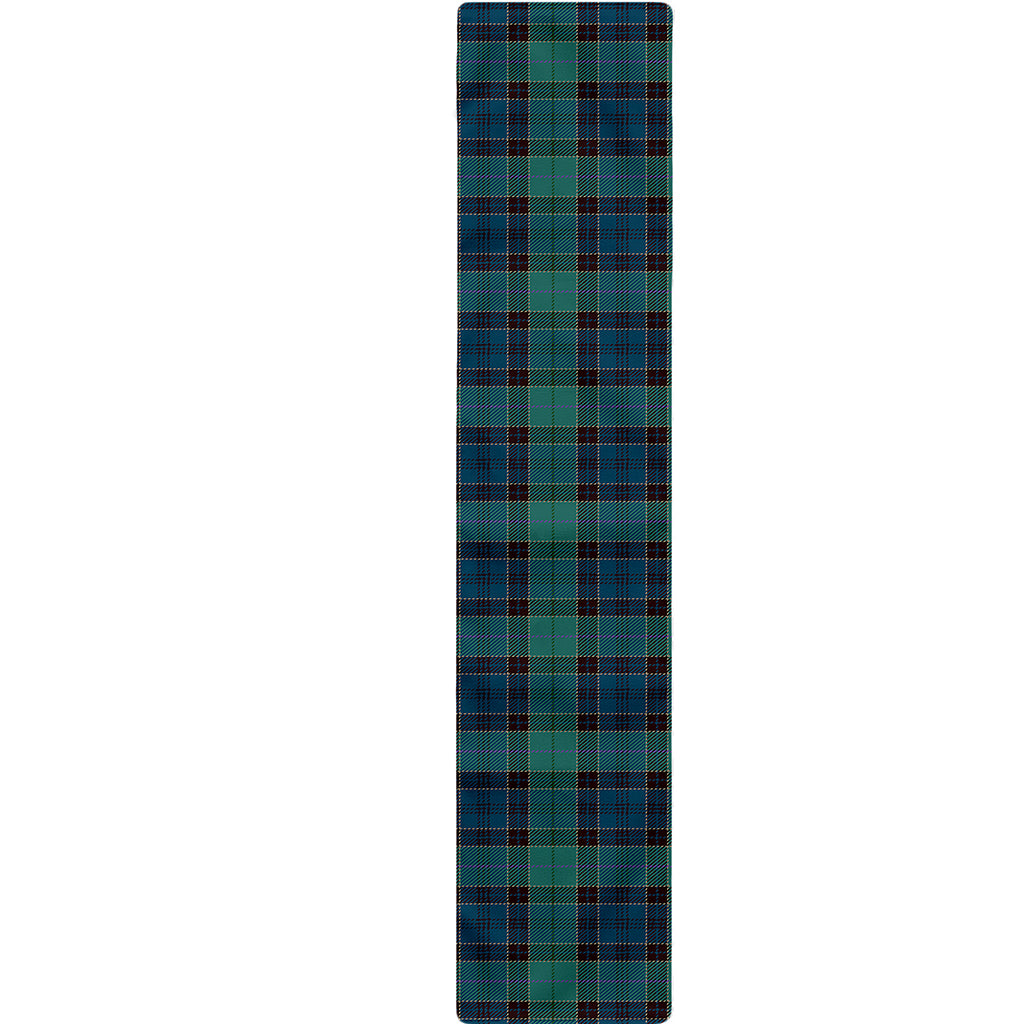 Clan Campbell Tartan Pattern Print Table Runner