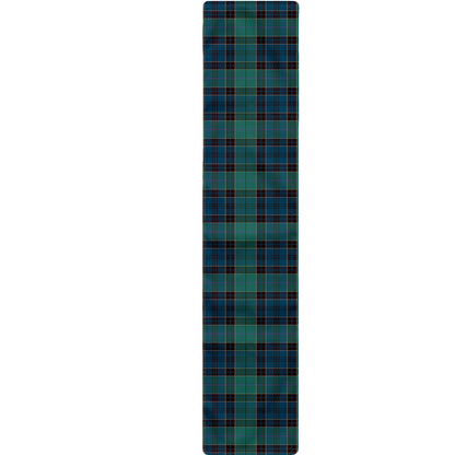 Clan Campbell Tartan Pattern Print Table Runner