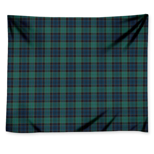 Clan Campbell Tartan Pattern Print Tapestry