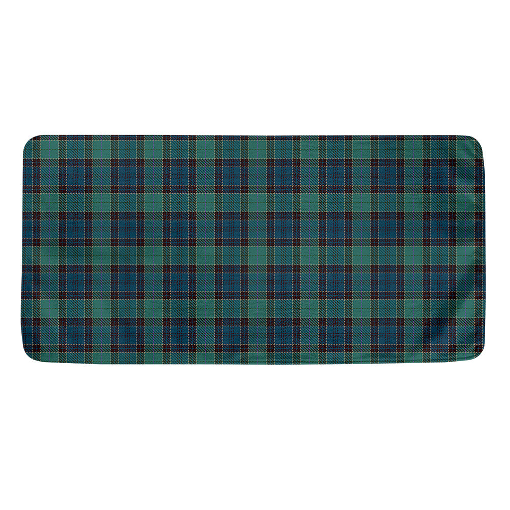 Clan Campbell Tartan Pattern Print Towel