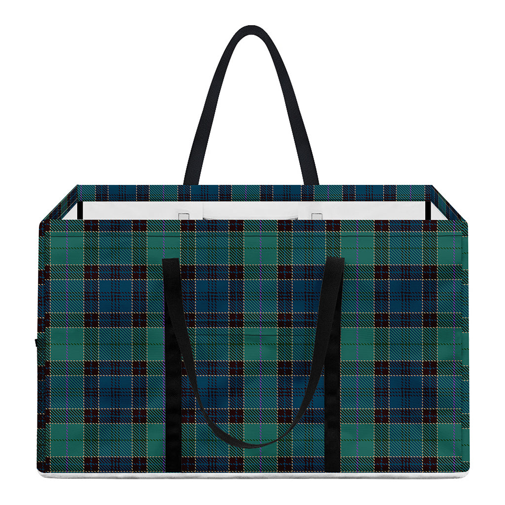 Clan Campbell Tartan Pattern Print Utility Tote Bag