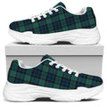 Clan Campbell Tartan Pattern Print White Chunky Shoes
