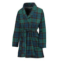 Clan Campbell Tartan Pattern Print Women's Bathrobe