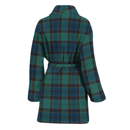 Clan Campbell Tartan Pattern Print Women's Bathrobe