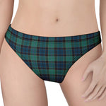 Clan Campbell Tartan Pattern Print Women's Thong