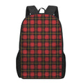 Clan Macqueen Tartan Pattern Print 17 Inch Backpack