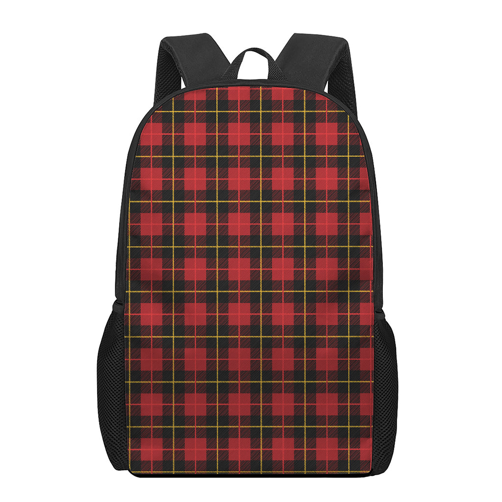 Clan Macqueen Tartan Pattern Print 17 Inch Backpack