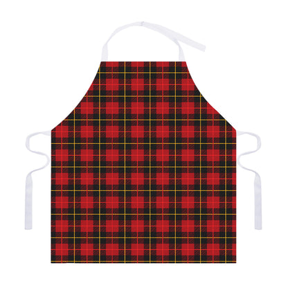 Clan Macqueen Tartan Pattern Print Adjustable Apron