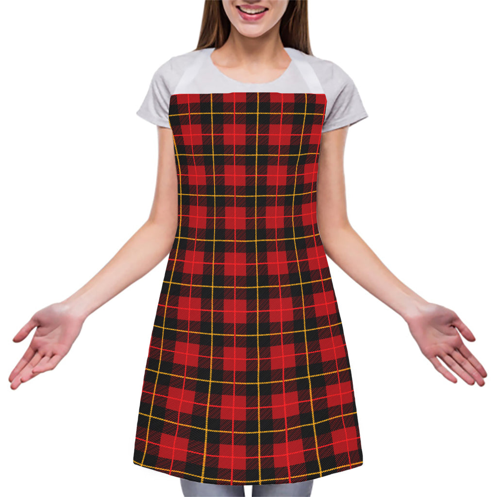 Clan Macqueen Tartan Pattern Print Adjustable Apron