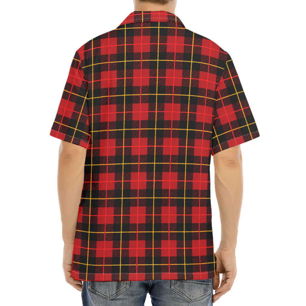 Clan Macqueen Tartan Pattern Print Aloha Shirt