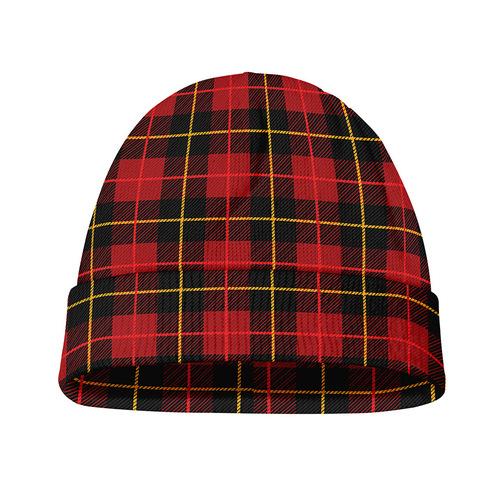 Clan Macqueen Tartan Pattern Print Beanie