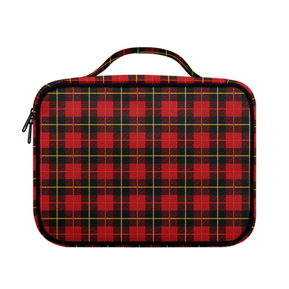 Clan Macqueen Tartan Pattern Print Briefcase Bible Bag