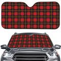 Clan Macqueen Tartan Pattern Print Car Windshield Sun Shade