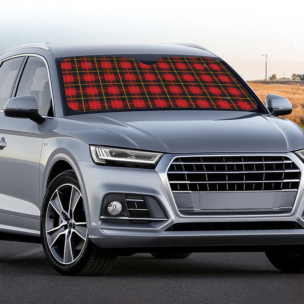 Clan Macqueen Tartan Pattern Print Car Windshield Sun Shade