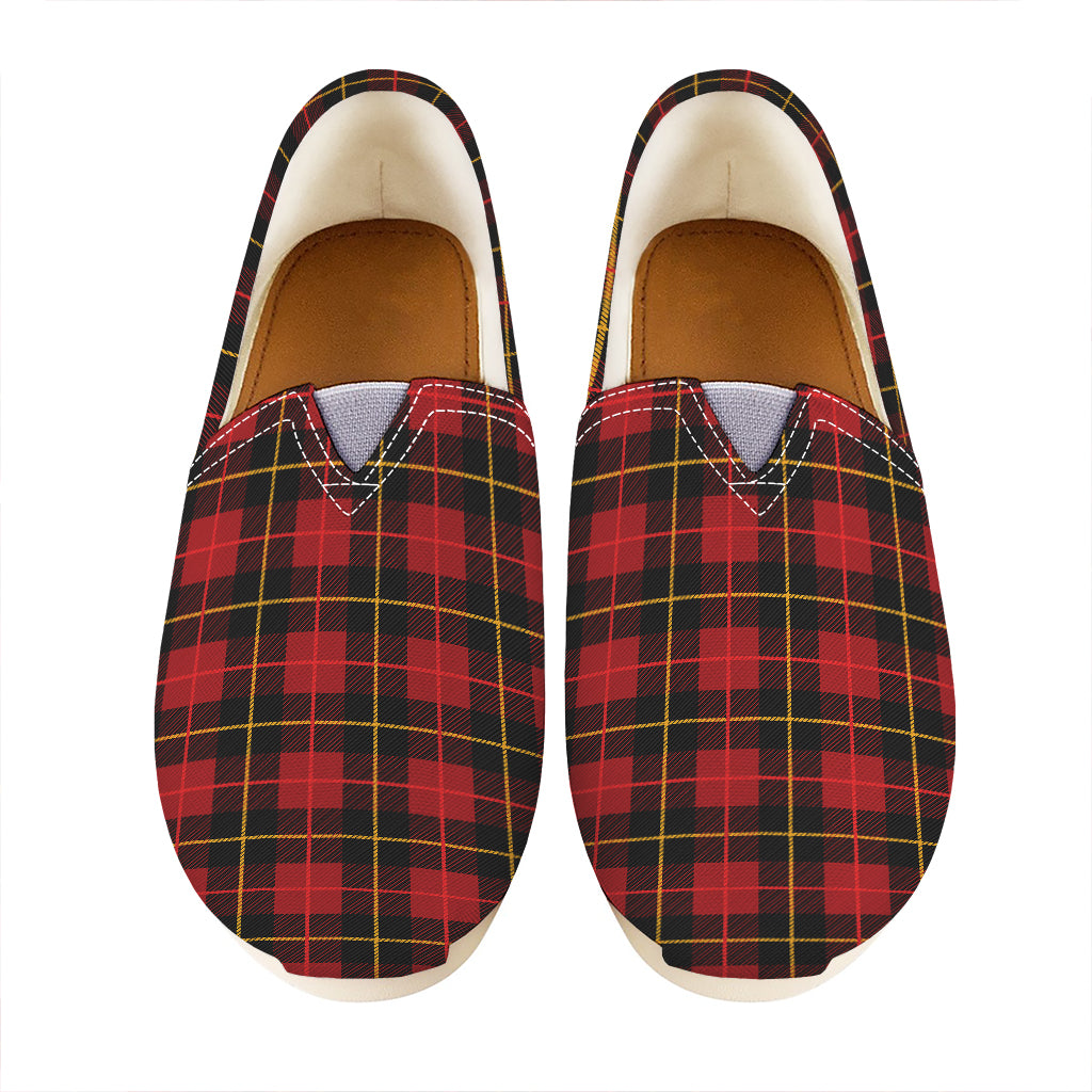 Clan Macqueen Tartan Pattern Print Casual Shoes