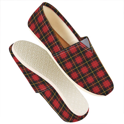 Clan Macqueen Tartan Pattern Print Casual Shoes