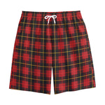 Clan Macqueen Tartan Pattern Print Cotton Shorts