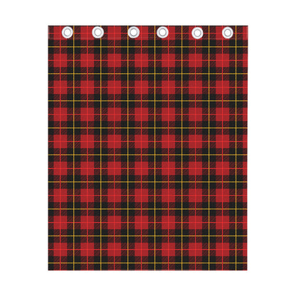 Clan Macqueen Tartan Pattern Print Curtain