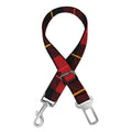 Clan Macqueen Tartan Pattern Print Dog Seat Belt