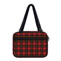 Clan Macqueen Tartan Pattern Print Double Strap Bible Bag