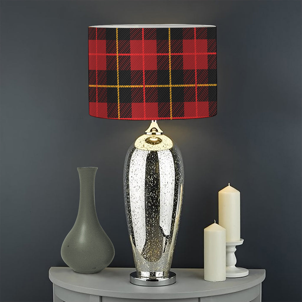 Clan Macqueen Tartan Pattern Print Drum Lamp Shade