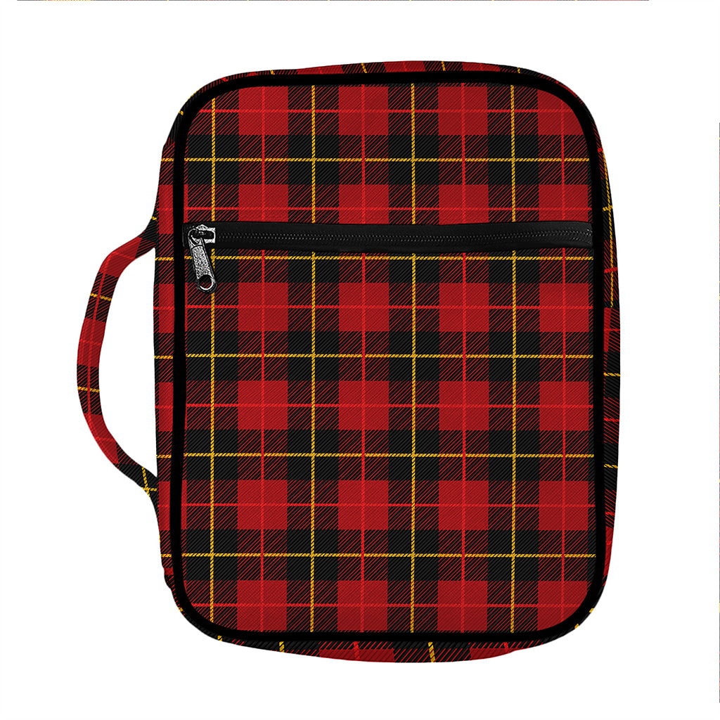 Clan Macqueen Tartan Pattern Print Front Pocket Bible Bag
