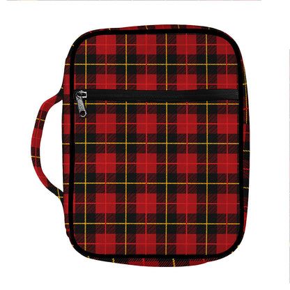 Clan Macqueen Tartan Pattern Print Front Pocket Bible Bag