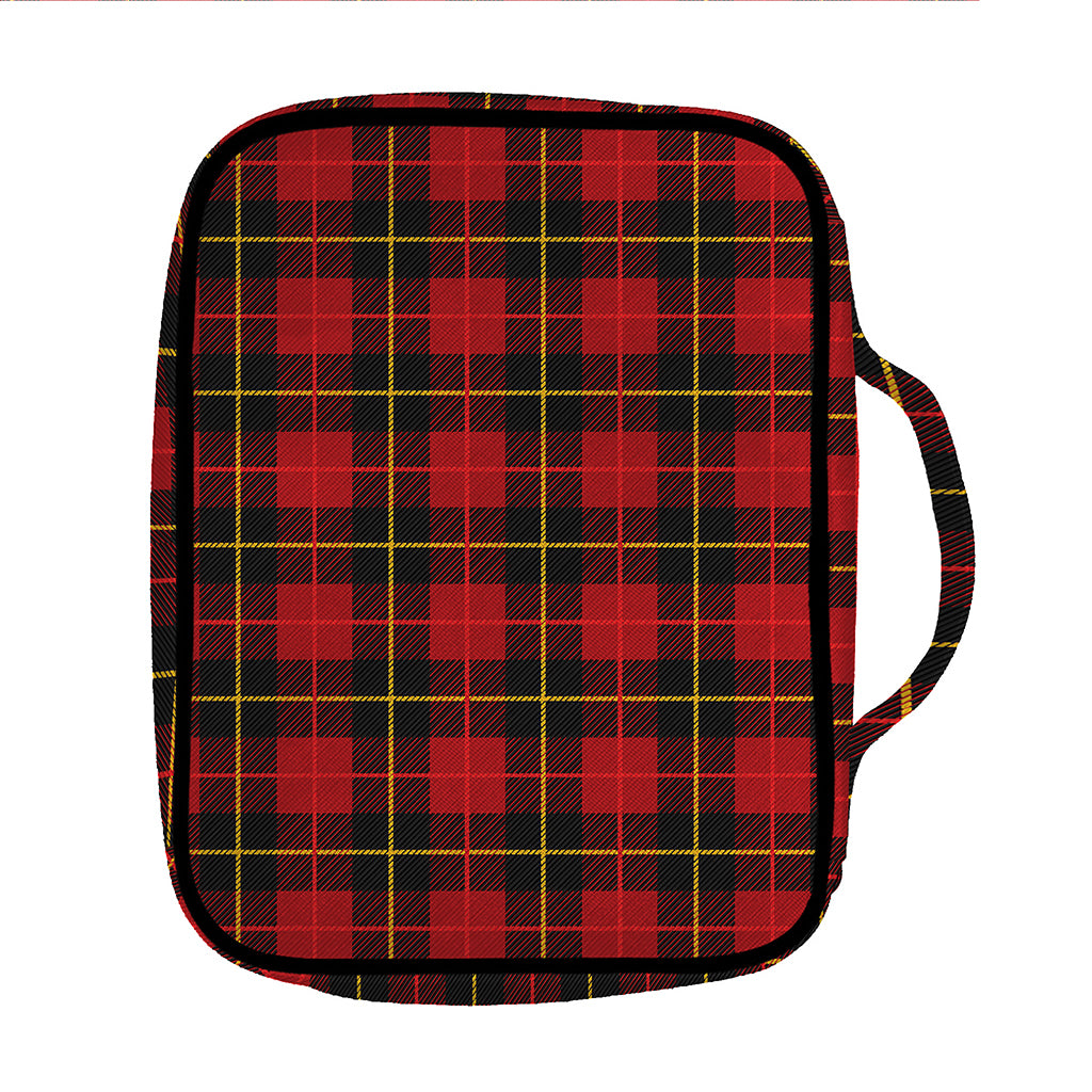 Clan Macqueen Tartan Pattern Print Front Pocket Bible Bag