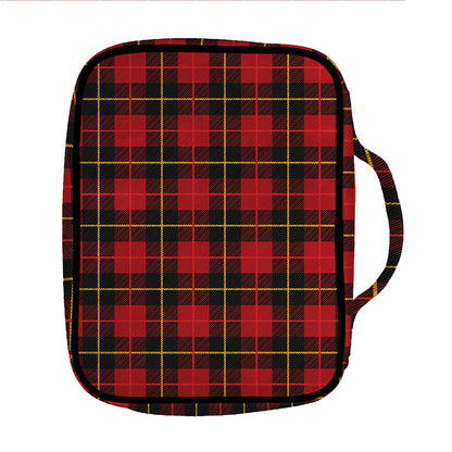 Clan Macqueen Tartan Pattern Print Front Pocket Bible Bag