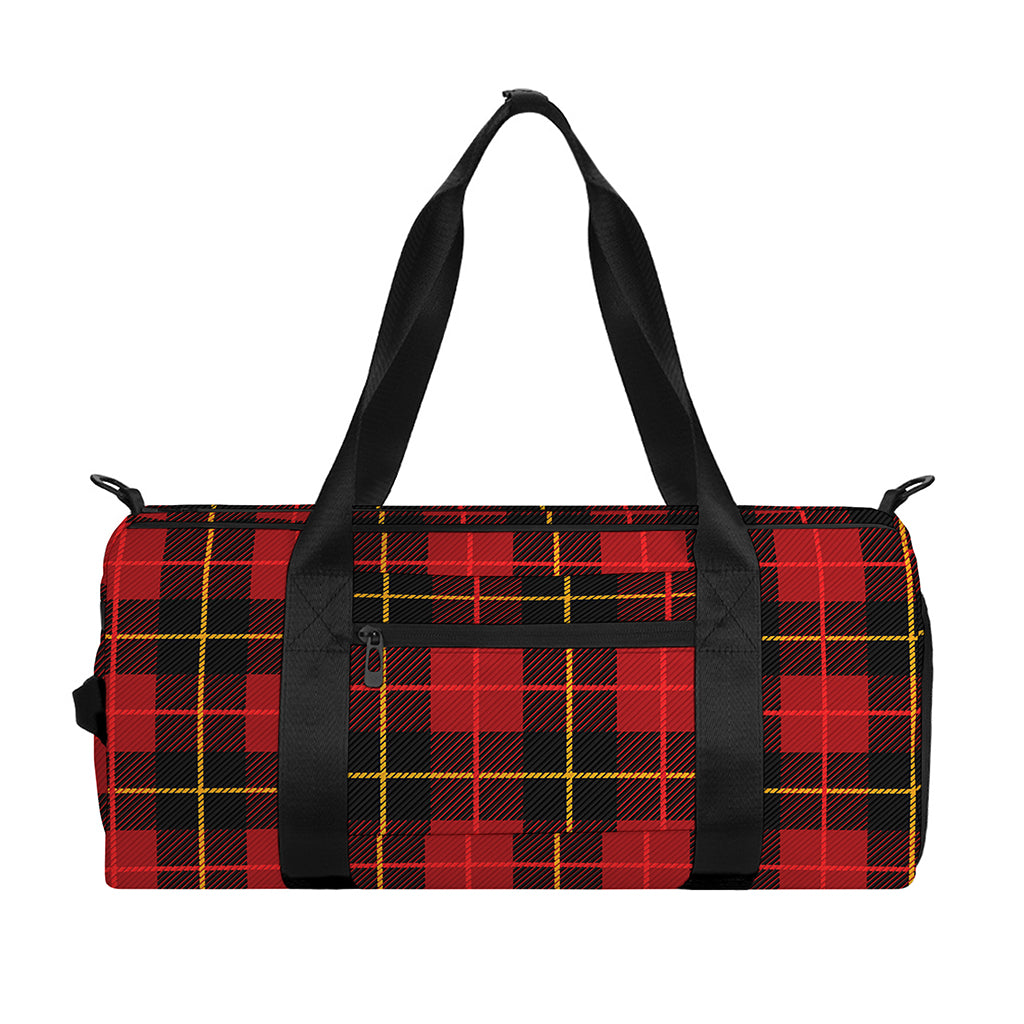 Clan Macqueen Tartan Pattern Print Gym Bag