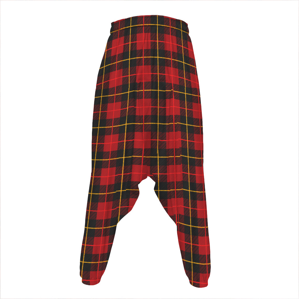 Clan Macqueen Tartan Pattern Print Hammer Pants
