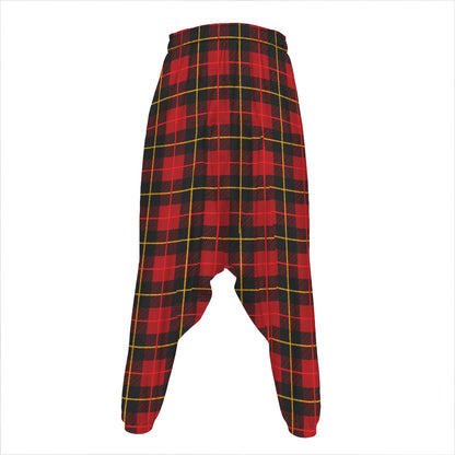 Clan Macqueen Tartan Pattern Print Hammer Pants