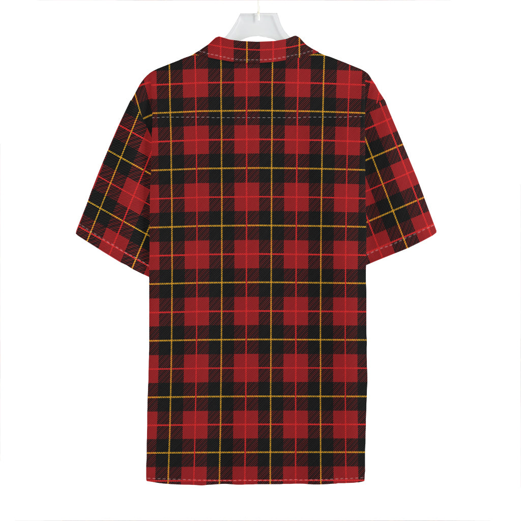 Clan Macqueen Tartan Pattern Print Hawaiian Shirt