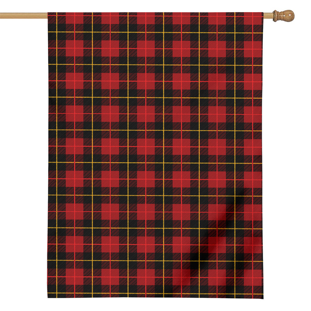 Clan Macqueen Tartan Pattern Print House Flag