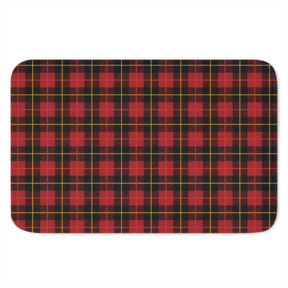Clan Macqueen Tartan Pattern Print Indoor Door Mat