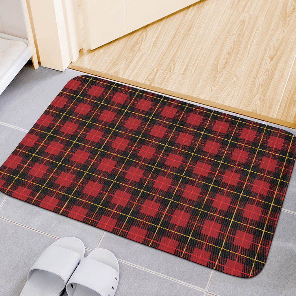 Clan Macqueen Tartan Pattern Print Indoor Door Mat
