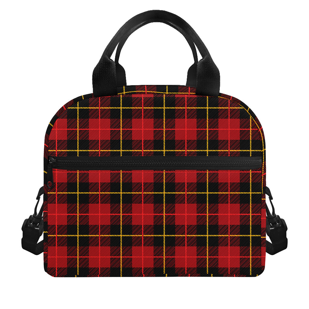 Clan Macqueen Tartan Pattern Print Insulated Lunch Bag