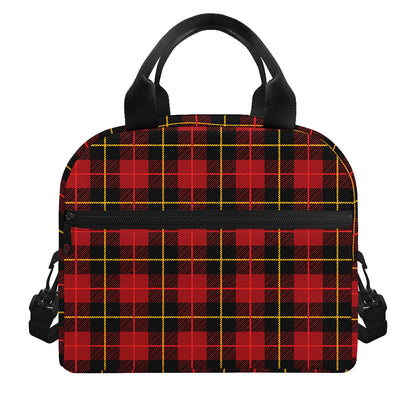 Clan Macqueen Tartan Pattern Print Insulated Lunch Bag