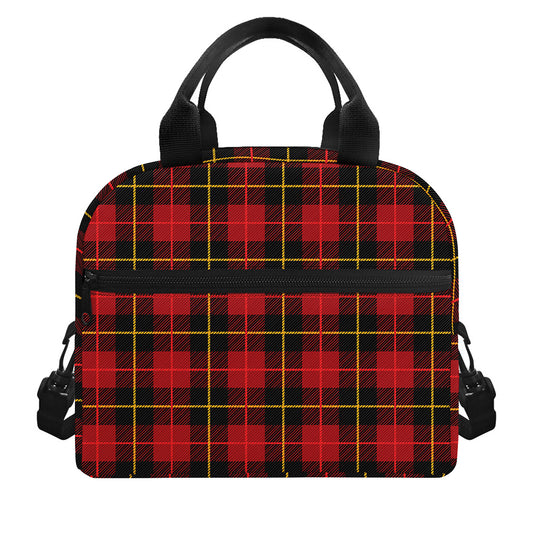 Clan Macqueen Tartan Pattern Print Insulated Lunch Bag