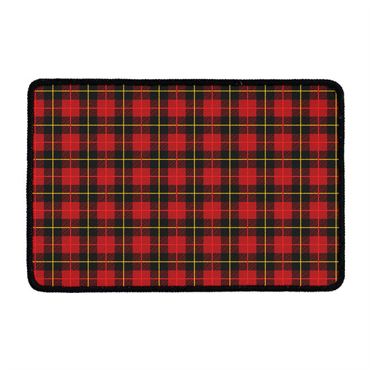 Clan Macqueen Tartan Pattern Print Kitchen Mat