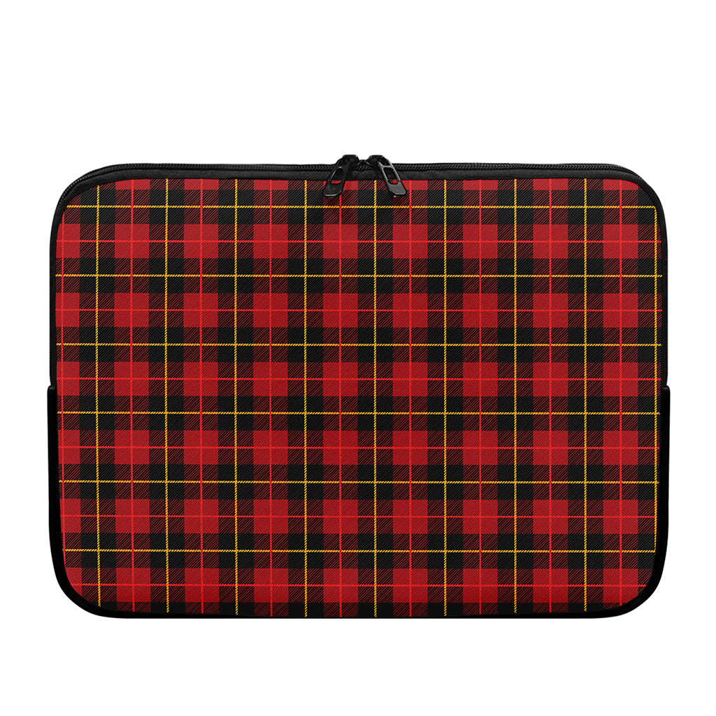 Clan Macqueen Tartan Pattern Print Laptop Sleeve
