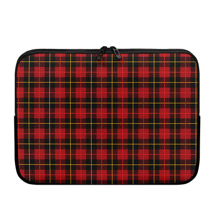Clan Macqueen Tartan Pattern Print Laptop Sleeve